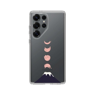 Galaxy S25 Ultra Clear 透明 - ilovedoodle (Lim Heng Swee) - Cat Landscape - 月光倒影