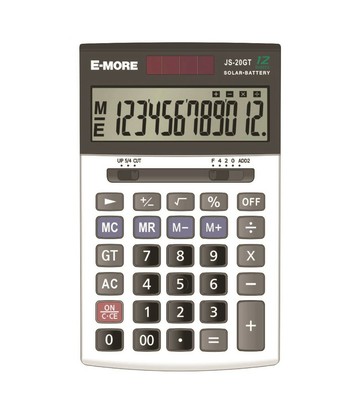 E-MORE  JS-20GT 商用計算機 國家考試專用計算機 (12位數)【APP滿額下單4%點數(單一帳號最高1000點)】7/31止