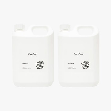 下殺1798 Pato Pato 碗盤清潔補充瓶 2入組 | 快速清潔油垢/酵素清潔劑/環保洗碗精/洗碗精