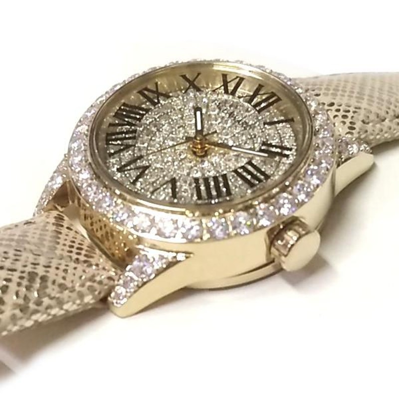 驚きの価格 フェイスアワードFACEAWARD 腕時計 スワロフスキー - 時計