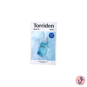 [LaLa V]韓國Torriden Dive-in 微分子玻尿酸保濕面膜 27ml