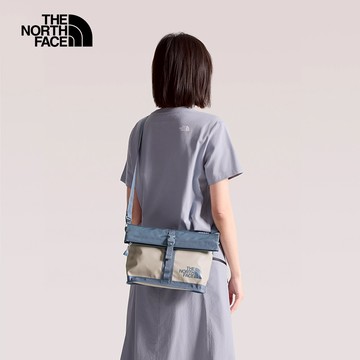 男女款灰色DWR防潑水休閒斜背包｜8BK6L45