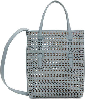 ALAÏA 蓝色 Mina NS 托特包