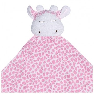 美國 ANGEL DEAR 安撫毛毯 (粉紅長頸鹿)【南風百貨】