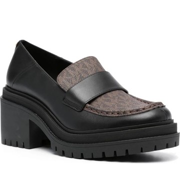 MICHAEL KORS ROCCO HEELED LOAFER 黑色女款鞋子