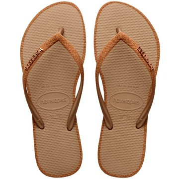 havaianas 哈瓦士 巴西人字拖 女款 Slim Glitter Contour 外圈金蔥 玫瑰金 涼鞋 拖鞋 夾腳拖 海灘鞋＊夏日微風＊