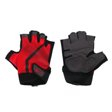 nike 男款健身訓練手套-一雙入 紅黑