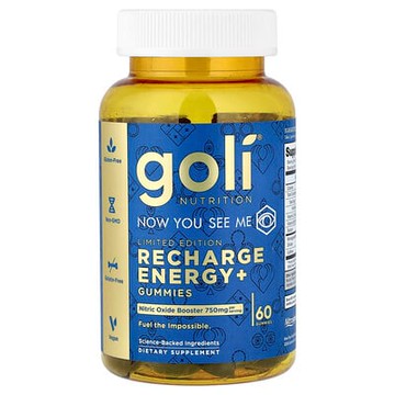 Goli Nutrition, Recharge Energy+ 軟糖，60 粒軟糖