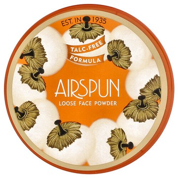 Airspun, 控油長久定妝散粉，透明色額外遮瑕效果 070-41，1.2 盎司（35 克）