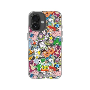 iPhone 16 Clear Case（相機按鈕） 透明 - 迪士尼-玩具總動員 Toy Story - 玩具總動員 - 角色集合貼紙