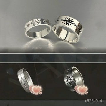 🌟精選新品🌟《戀與深空》沈星迴鋯石情侶對戒100級羈絆戒指女二次元週邊禮物