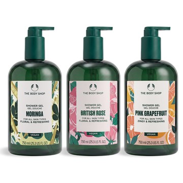 The Body Shop 沐浴膠(750ml)-多味道可選-國際航空版