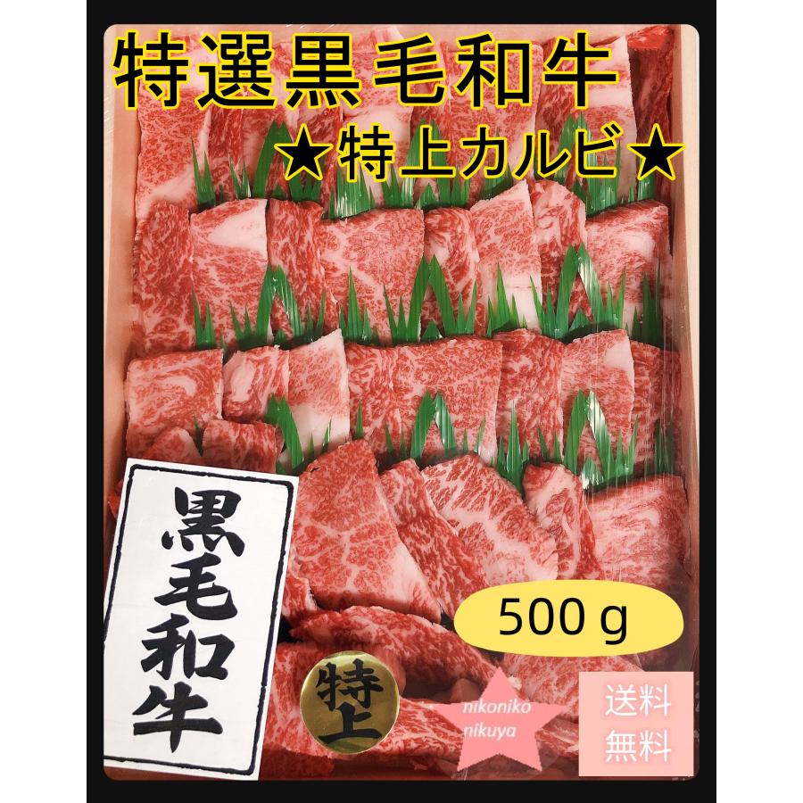 2023お歳暮 肉 牛肉 国産肉 カルビ 特選黒毛和牛特上カルビ500g 高級 和牛 お祝 内祝 誕生日 記念 お取り寄せグルメ 贈答品 ギフト 肉料理 和洋 中華