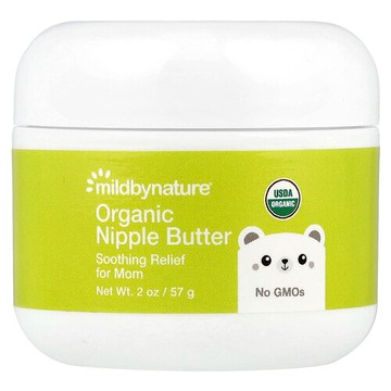 Mild By Nature, 有機乳頭霜，2 盎司（57 克）
