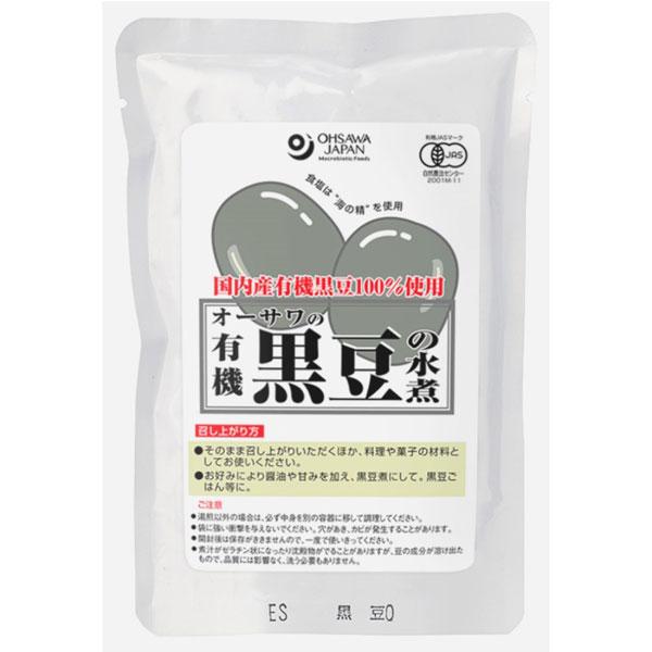 オーサワジャパン   有機黒豆の水煮 230g（固形量140g）