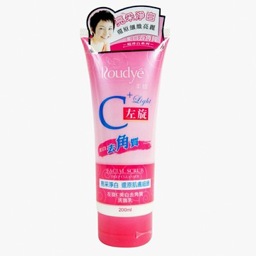 柔蝶左旋C美白去角質洗面乳 200ml