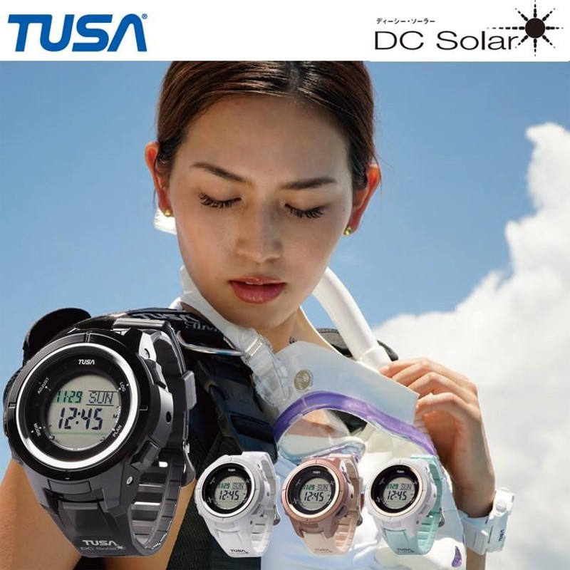 ダイビングコンピュータ【TUSA DC Solar IQ1203】ブラック-