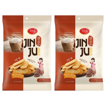 Richy 富裕米果 鹽烤風味  134.4g  2袋