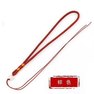 項練 手把玩件繩翡翠檀木粗款項鏈繩玉吊墜掛繩彈弓失手繩香包手機掛繩