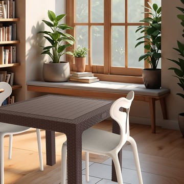 Fornice 黑糖桌/塑膠桌/可折疊/桌子