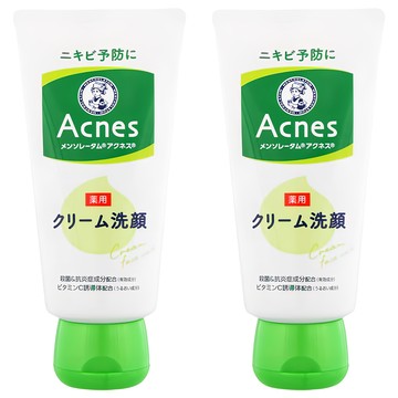 MENTHOLATUM 曼秀雷敦 Acnes抗痘洗面乳 深層清潔毛孔 預防痘痘  130g  2條