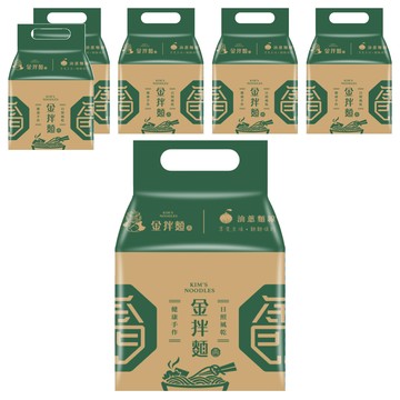 金拌麵 經典油蔥麵線  440g  6袋