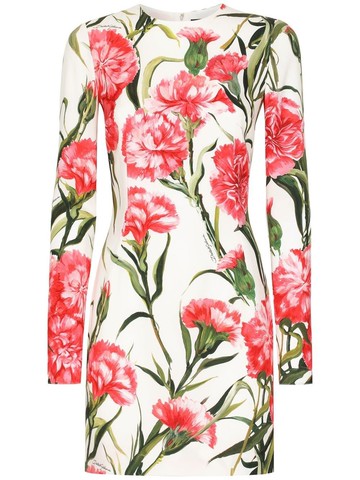 Dolce & Gabbana Carnation Print Dress