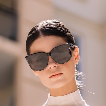 [ROSIE ALLAN] VIVI款 灰琥珀 手工板材墨鏡