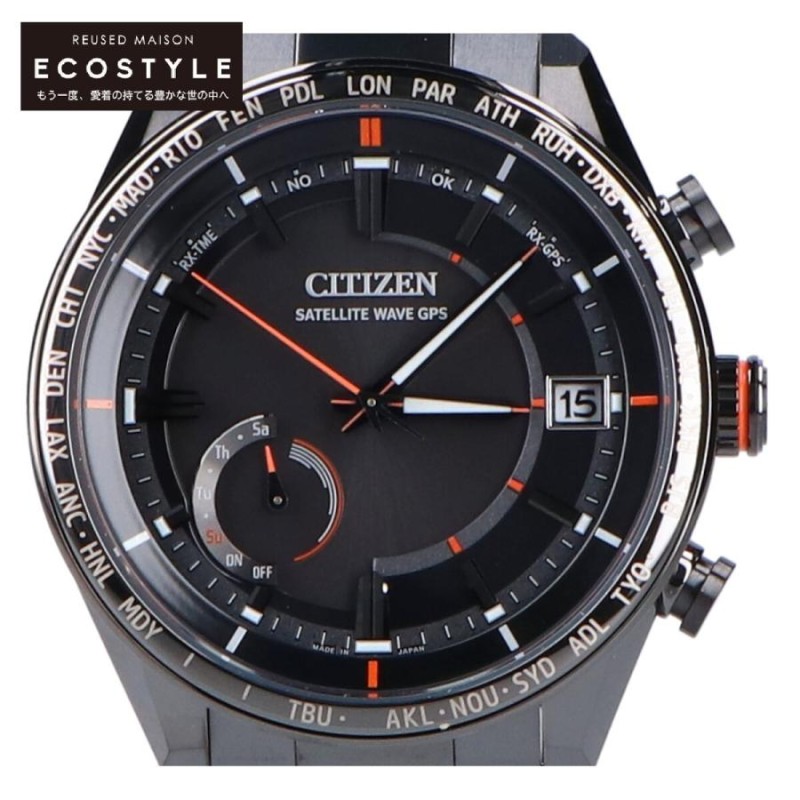 新品未使用 CITIZEN ACT Line ブラックチタンシリーズ CC3085-51E Cal.F150 ATTESA アテッサ デイ＆デイト  エコ・ドライブ電波 腕時計 | LINEブランドカタログ