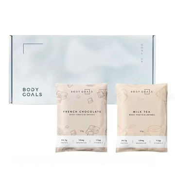 [COSCO代購5] D153157 Body Goals 乳清蛋白飲組合 31公克 X 60入 (法式可可 / 英式奶茶)