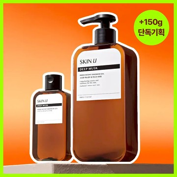 Skin U INNO:SCENT Shower Gel 500g Set (+150g) (Deep Musk / Comfort Woody)