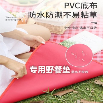 春季新款野餐墊雙面防水防潮春游毯大尺寸戶外草地多人睡墊地墊子