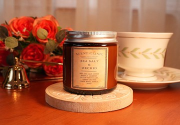 No.6 Sea Salt & Orchid 海鹽與蘭花 大豆蠟 香薰蠟燭