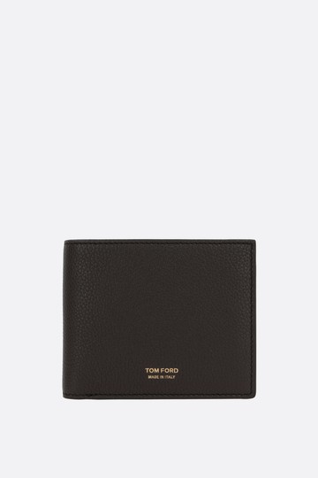 TOM FORD grainy leather billfold wallet Man