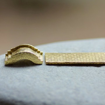 渡橋與石板路 I- 金屬擺飾 療癒小物