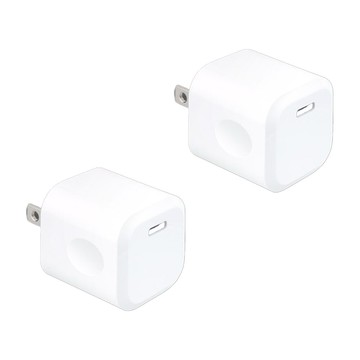 ndr.avtypec 單孔1a智能充電器2入(全球通用usb 豆腐頭/usb-512c)