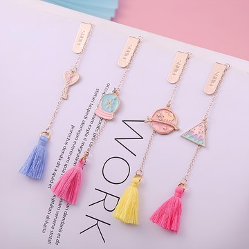 德德小品集 掛件金屬書籤  流蘇  1個