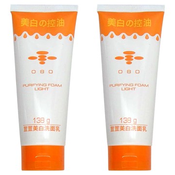 080 荳荳美白洗面乳 淨化泡沫 LIGHT  138g  2條