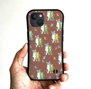 【小可愛・好友】iPhone 手機殼（毛絨絨・棕色）