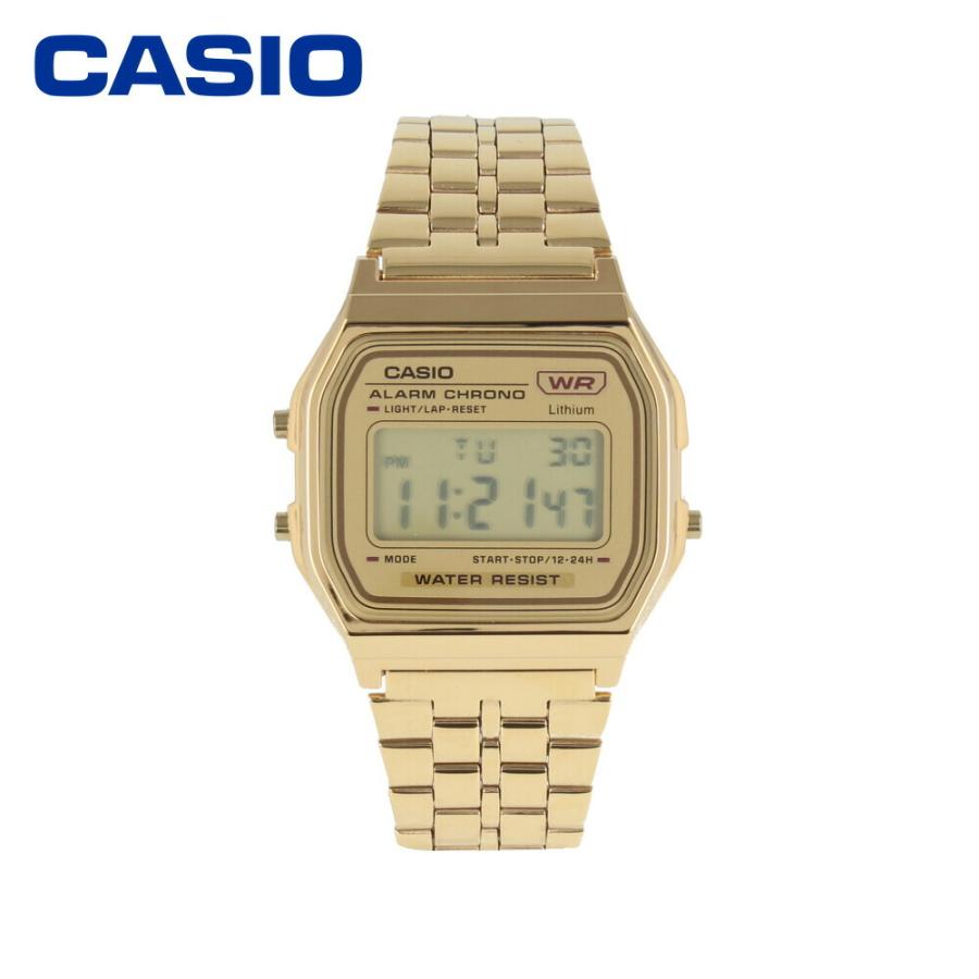 CASIO カシオ チープカシオ チプカシ 腕時計 時計 ユニセックス メンズ レディース クオーツ デジタル 樹脂 ステンレス ゴールド  A158WETG-9A 1年保証 | LINEショッピング