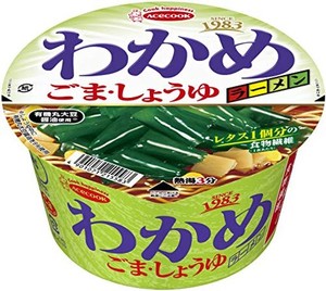 エースコック わかめラーメン ごま・しょうゆ 93G ×12個