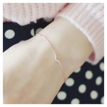 【Hera 赫拉】小眾設計感V型手鍊 H114091801