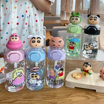 蠟筆小新哈皮玻璃杯 530mL【PM-051】6D