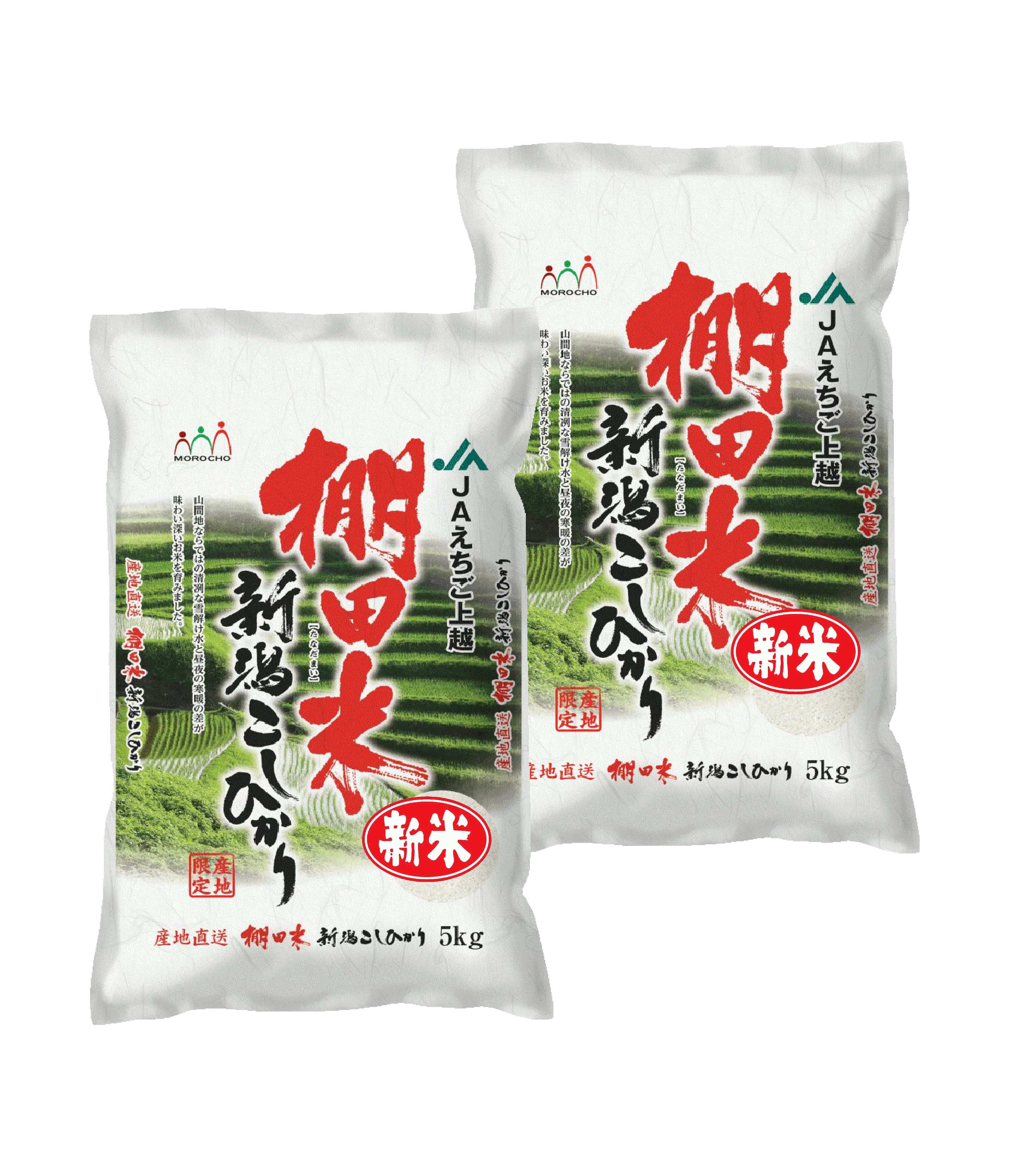 　 上越産　棚田米コシヒカリ　10kg(5kg＊2）　精米　産地直送