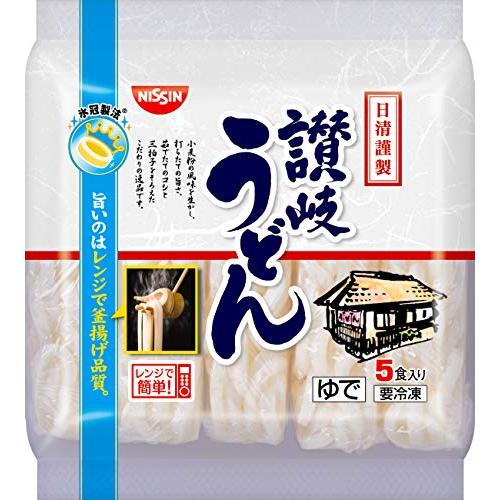 [冷凍]日清 謹製讃岐うどん 180g×5食×8個