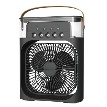 SOnGEn 松井 USB冰感香氛霧化水冷扇 主機 + usb電源線 + 擴香棉片 + 說明書 黑色 600ml  SG-0607-B