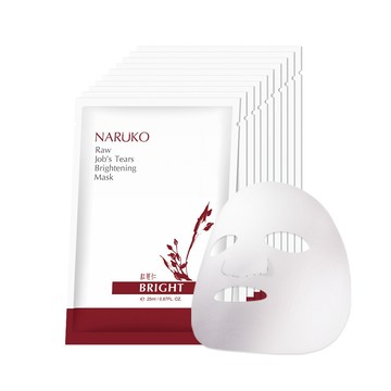 【NARUKO牛爾】紅薏仁健康雪白面膜25ml*10片