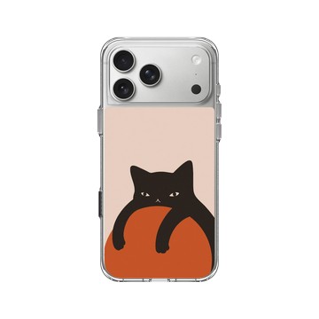 iPhone 17 Pro Max Clear Case（相機按鈕） 透明 - ilovedoodle (Lim Heng Swee) - The Sun and Cat - 太陽與貓