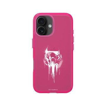 iPhone 16 Clear 粉漾桃 - 迪士尼-星際大戰 Star Wars - 風暴兵-噴漆白