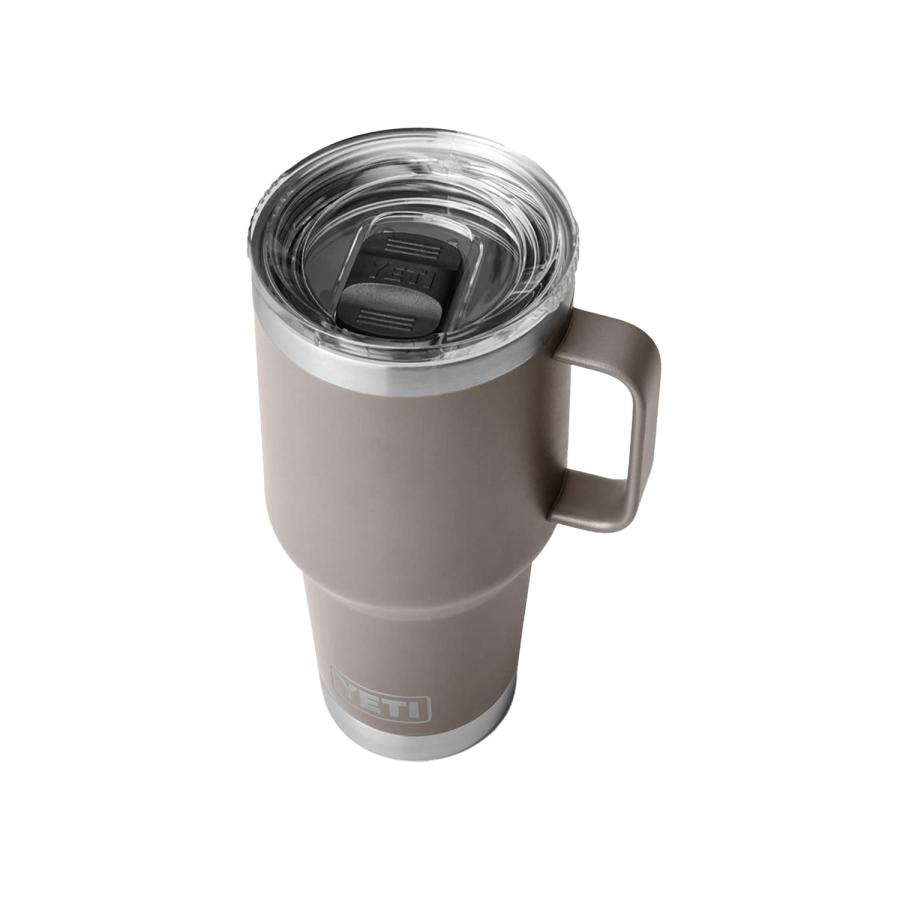 YETI Rambler 30オンス トラベルマグ ストロングホールド蓋付き 真空断熱 ステンレス製、シャープテイルトープ